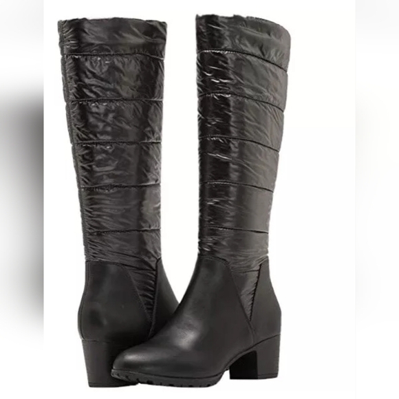 Globalwin Shoes - New! Globalwin black boots knee high winter warm women's size 8 Christmas
